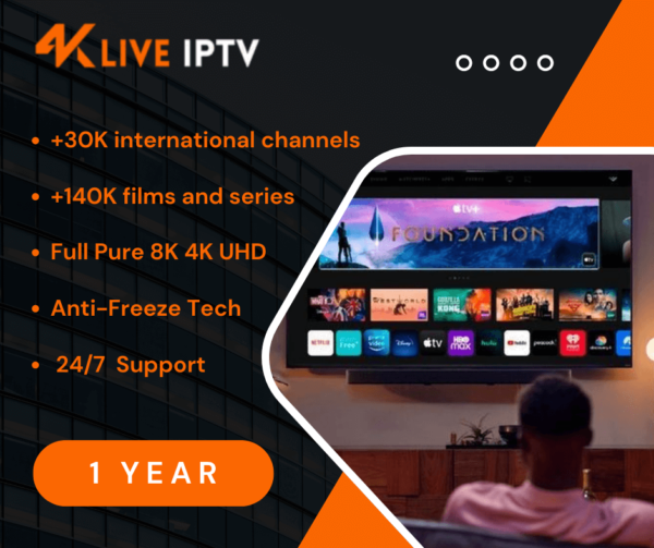 4kliveiptv 4k live tv iptv streaming